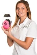 Miniatyrbild 3 av 11: 3M Peltor Kid hörselkåpa med pannband, rosa