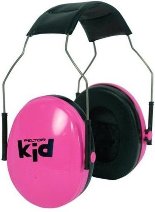 3M Peltor Kid hörselkåpa med pannband, rosa
