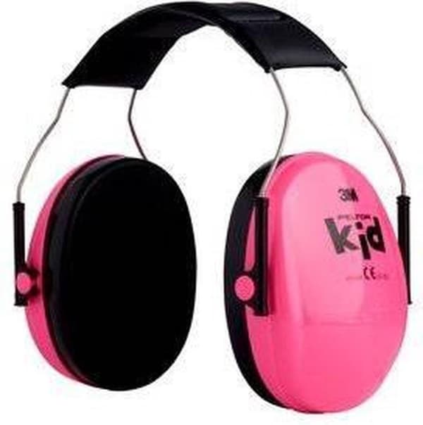 3M Peltor Kid hörselkåpa med pannband, rosa