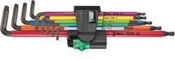 Wera 05024480001 967/9 TX XL Multicolour 1 9-delt L-nøglesæt - Lang - Torx