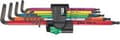 Miniatyrbillede 3 af 3: Wera 05024480001 967/9 TX XL Multicolour 1 9-delt L-nøglesæt - Lang - Torx