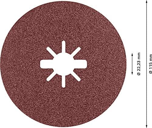Bosch X-LOCK - slipskiva - för metall - 125 mm - skiva - korn: 60 (pack om 25)