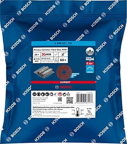 Bosch X-LOCK - slipskiva - för metall - 125 mm - skiva - korn: 60 (pack om 25)