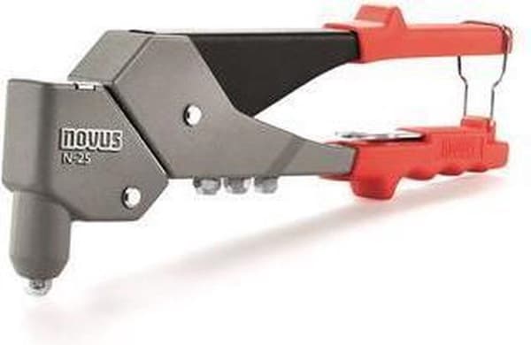 Novus Pop nittepistol N-25 Vario grå og rød