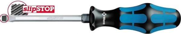 Wera 05018272001 Kraftform Plus skruetrækker med sekskantet skaft og slaghoved - Slot - 12 x 200 mm