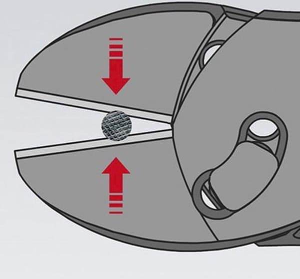 Knipex 7372180 TwinForce Power diagonaalileikkuri - 180mm