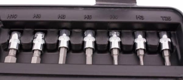Brüder Mannesmann 18314 Momenttiavain sis. kärkiholkit - 5-25 Nm - 1/4"
