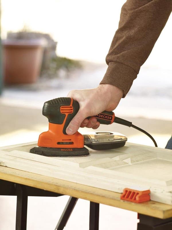 BLACK+DECKER Mouse KA2000 Detailsliber - 110W - inkl. tilbehør og softbag