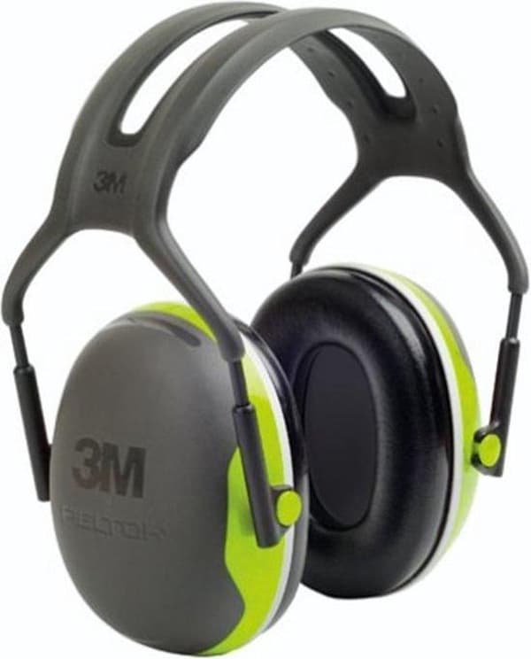 3M Peltor X4 - høreværn - SNR 33 dB - sort med neongrøn