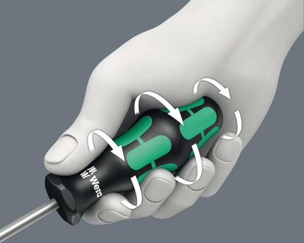 Wera Kraftform Compact - Spärrskruvmejselsats - 7 delar med 12 dimensioner