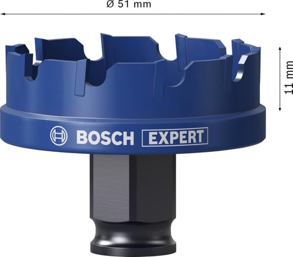 Bosch Tillbehör EXPERT Plåt 2608900500 Hålsåg 1 st 51 mm 1 st.