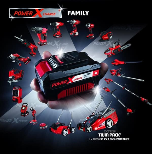 EINHELL Batteristartsæt 18V / 4,0 Ah - Power-X-Change