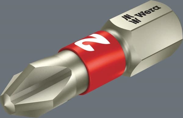 Wera BC 10/9 05071110001 Bitsæt 10-delt Flat, Phillips Phillips, Pozidriv Phillips, Torx