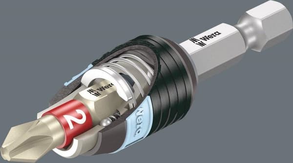Wera BC 10/9 05071110001 Bitsæt 10-delt Flat, Phillips Phillips, Pozidriv Phillips, Torx