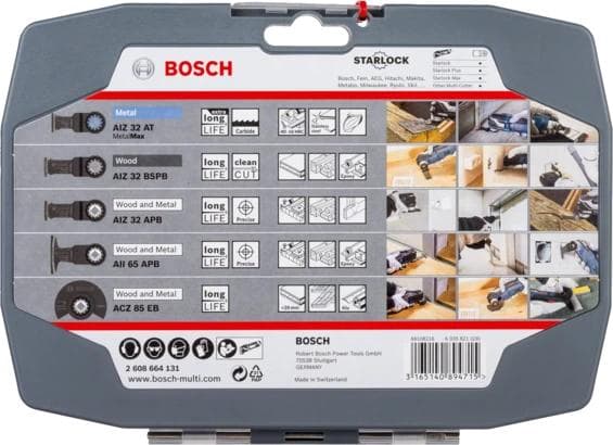Bosch GOP Starlock 5-delat tillbehörsset Bästa skärningen