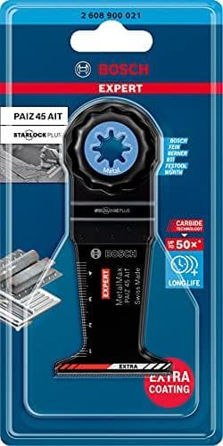 Bosch Professional 1 x Expert MetalMax PAIZ 45 AIT sågblad (för stål, rostfritt stål, bredd 45 mm, tillbehör multifunktionsverktyg)