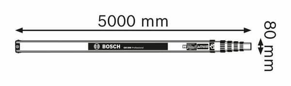 Bosch GR 500 Professional - Mittatanko - 5 m - Alumiini