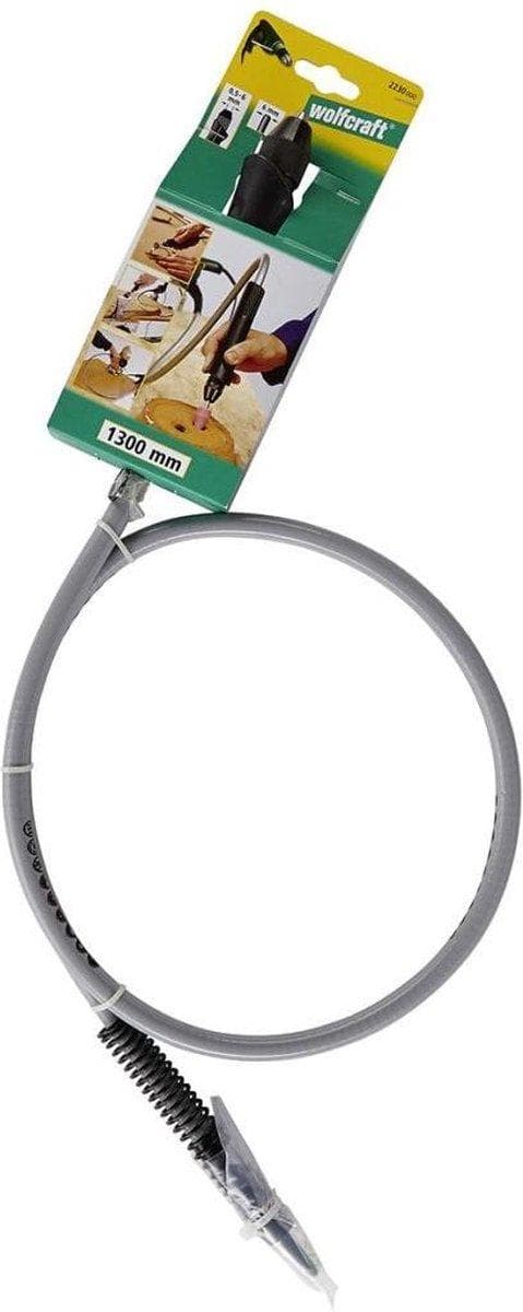 wolfcraft Fleksibelt skaft 6mm 1300mm 2230000