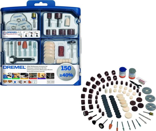 Dremel S724 Uniwersalny zestaw akcesoriĂłw - 150 szt
