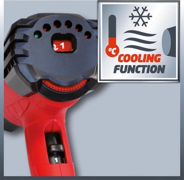 Einhell TE-HA 2000 Varmluftspistol - 2000 W - Inkl. kuffert - Inkl. 4 mundstykker
