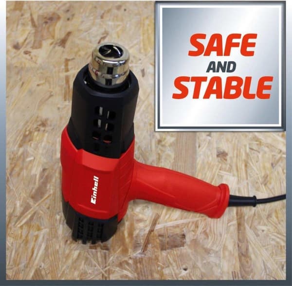 Einhell TE-HA 2000 Varmluftspistol - 2000 W - Inkl. kuffert - Inkl. 4 mundstykker