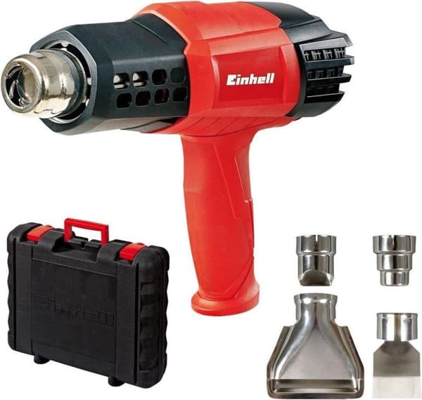Einhell TE-HA 2000 Varmluftspistol - 2000 W - Inkl. kuffert - Inkl. 4 mundstykker