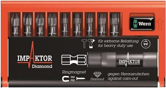 Wera 8740/51/55/67-9/IMP DC Impactor Bitcheck (05057680001)