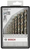 Miniatyrbillede 4 af 5: Bosch - 10-delt Robust Line metalboresæt HSS-Co 1; 2; 3; 4; 5; 6; 7; 8; 9; 10 mm