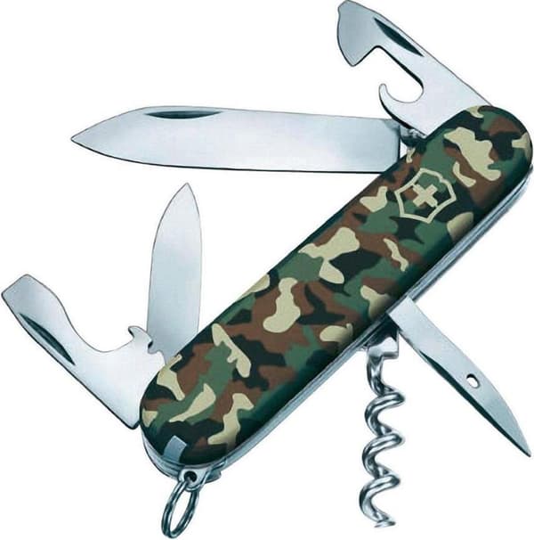 Victorinox Spartan Fickkniv - 12 funktioner - Svart