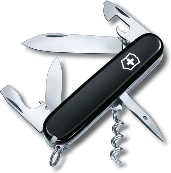Victorinox Spartan Fickkniv - 12 funktioner - Svart