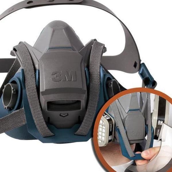 3M Halvmask inkl Quick release 6502 MEDIUM