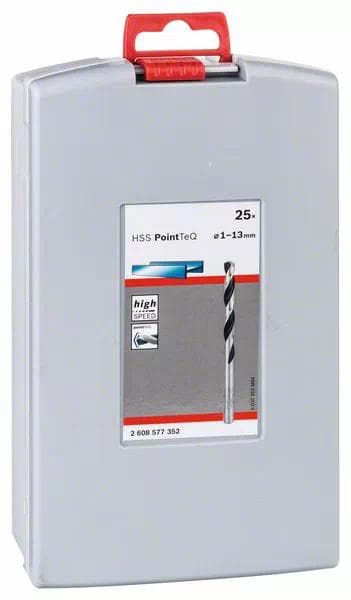 Bosch 2608577352 25-delt PointTeQ Metalboresæt HSS