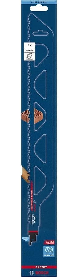 Bosch Tilbehør 2608900418 EKSPERT “Hollow Brick” S 2243 HM savklinge, 1 stk Savklinge længde 455 mm 1 stk.