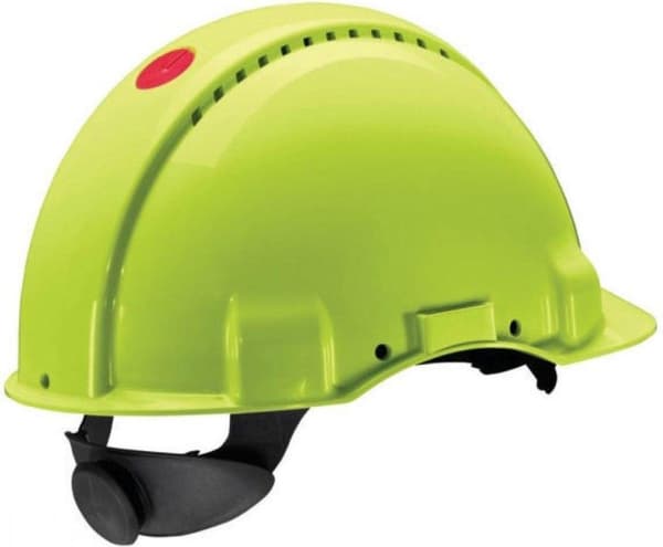3M suojakypärä kiertonupilla G3000 - Fluor keltainen | Harmaa - Yksi koko
