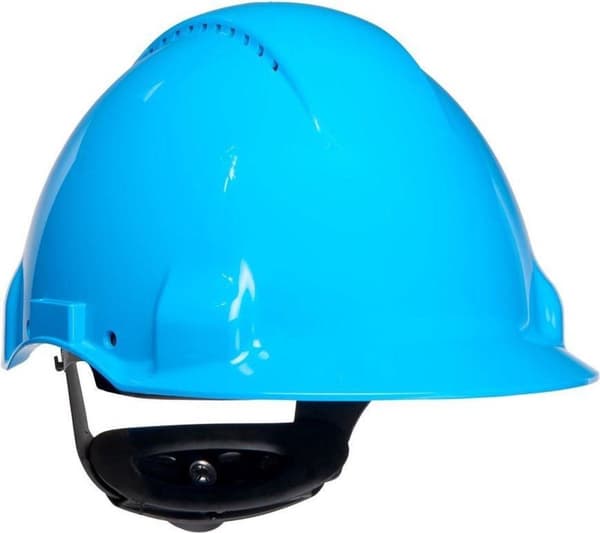 3M Peltor G3000-BL Sikkerhedshjelm med drejeknap - Blå