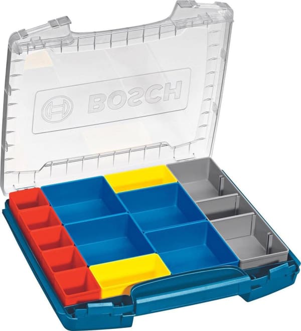 Bosch Professional i-BOXX 53 Lajitelmalaukku (PxLxK) 316 x 357 x 53 mm Lokeroiden lukumäärä: 12 Muuttuva alajako 1 kpl