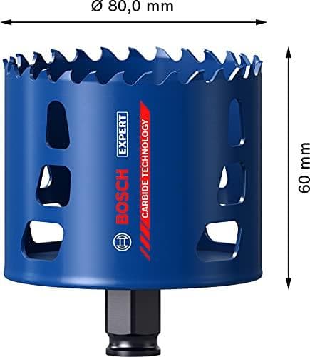 Bosch Expert Tough Material - hulsav - til plast, mursten, bløde fliser, rustfri stålplader, træ med metal - 80 mm