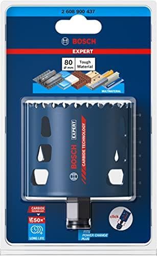Bosch Expert Tough Material - hulsav - til plast, mursten, bløde fliser, rustfri stålplader, træ med metal - 80 mm
