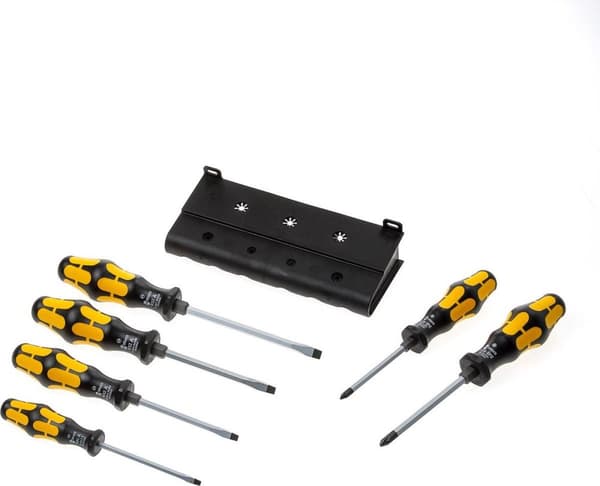 Wera Kraftform - Schroevendraaierset met Schroefbeitels - 6 stycken