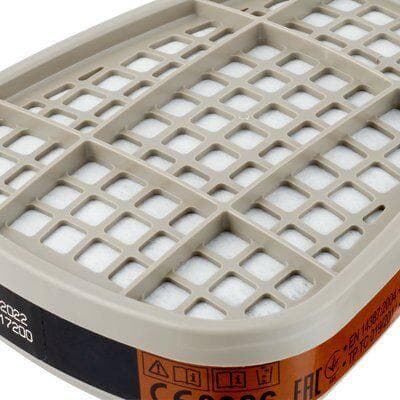 3M 7100140666 - Partikelfilter - 2 st (s) - A2,P2 - Brun - 3M Series 6000 - 7000 - CE Mark 0086 (6002CR)