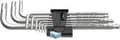 Miniatyrbild 3 av 3: Wera 05022720001 9-delat insexnyckelset - rostfritt stål - 1,5-10mm