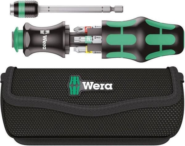 Wera bitsskruvmejselsats - kraftform compact 20 verktyg 1 med fodral