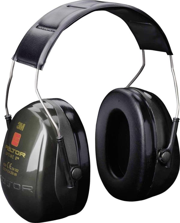 3M Peltor Optime II - kuulosuojaimet - SNR 31 dB - tummanvihreä