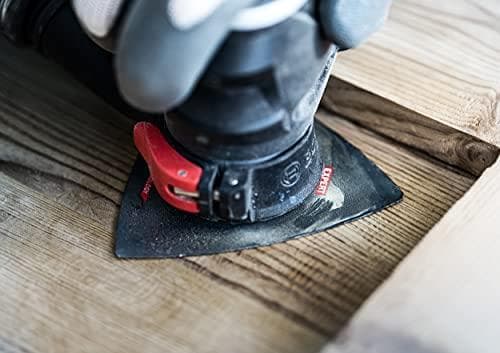 Bosch Expert AVZ 90 RT10 - slibeplade - til træ, nåletræ, hårdttræ - Delta - kornstørrelse: 100 - 90 mm x 85 mm