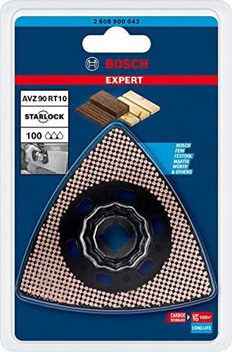 Bosch Expert AVZ 90 RT10 - slibeplade - til træ, nåletræ, hårdttræ - Delta - kornstørrelse: 100 - 90 mm x 85 mm