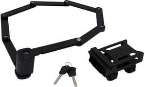 FISCHER foldecykellås XL med holder, længde: 1.100 mm, hærdede stålstænger, plastbelagt, - 1 stk (50385)