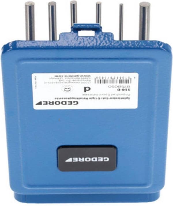 Gedore Pin driver set 6 st i metallfodral 8758050