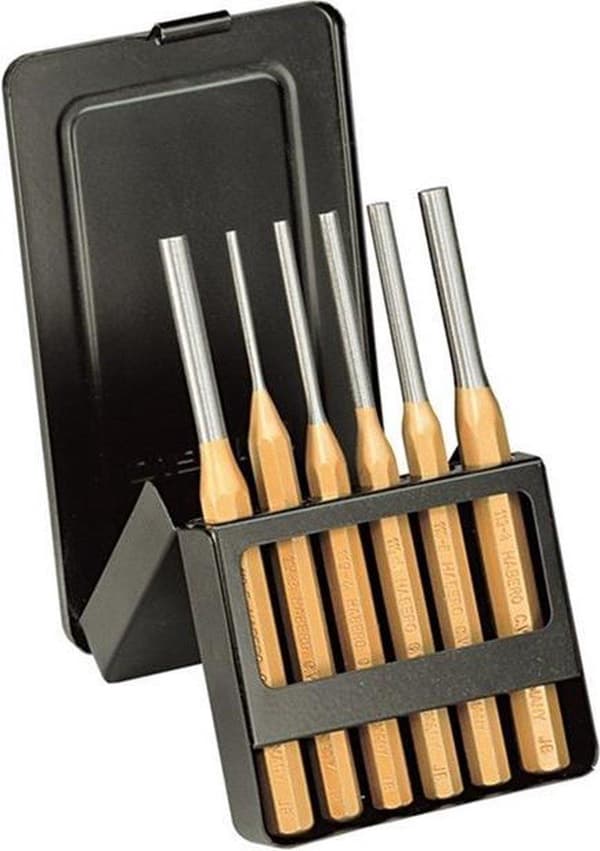 Gedore Pin driver set 6 st i metallfodral 8758050