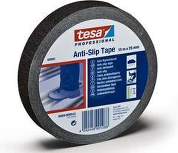 Tesa Anti-Slip Tape 60950 25mm 15M Sort