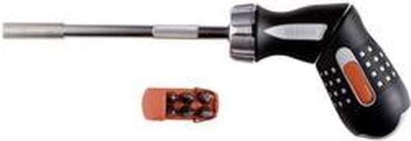 Bahco Ratchet Skruvmejsel 1/4'' - Pistolgrepp
